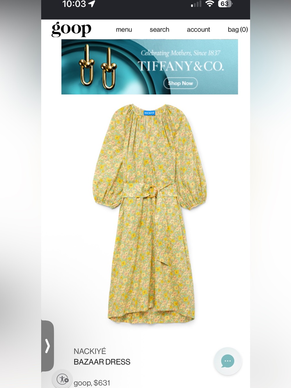 Nackiye BAZAAR DRESS SOLD OUT